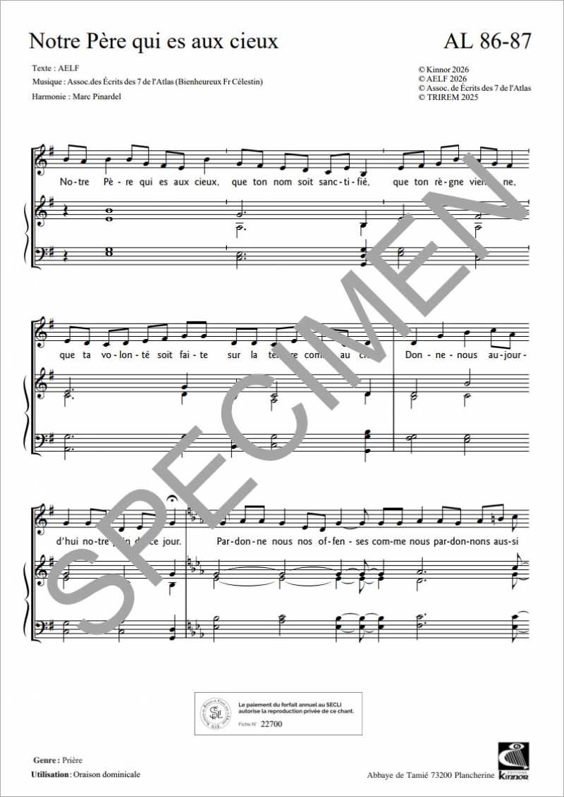 Notre Père qui es aux cieux de Fr Célestin Ringeard