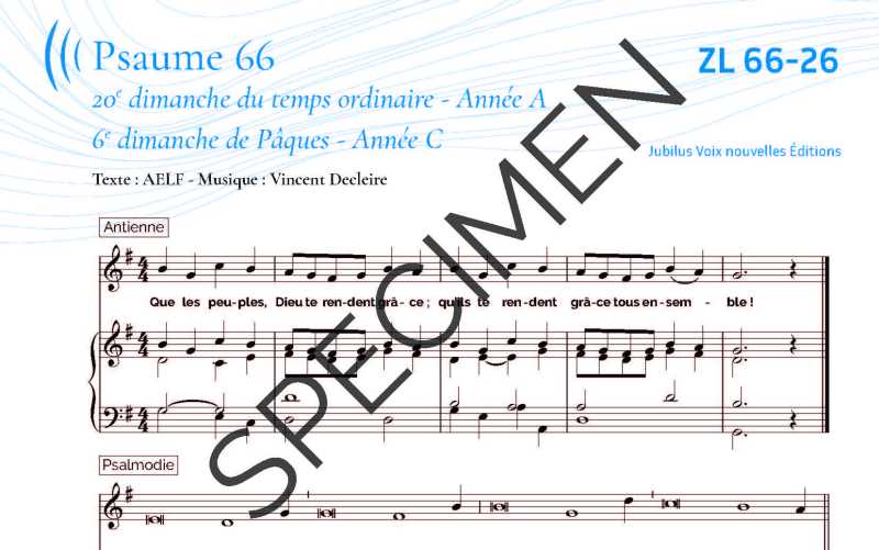 Psaume 66 - Decleire