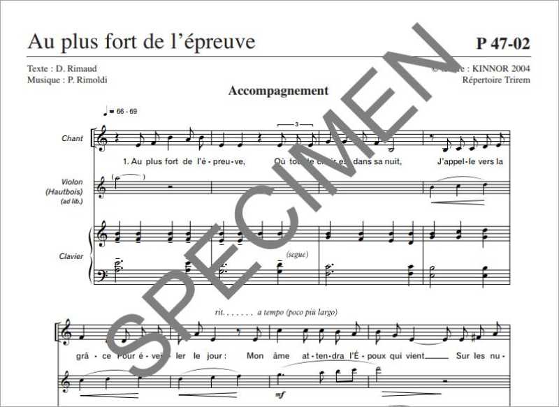 Au plus fort de l'épreuve de P. Rimoldi