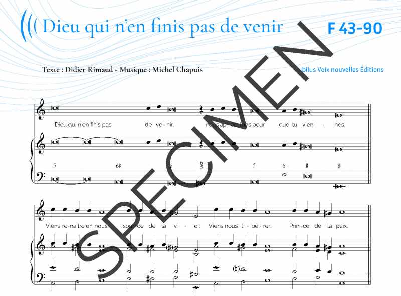 Dieu qui n&#39;en finis pas de venir
