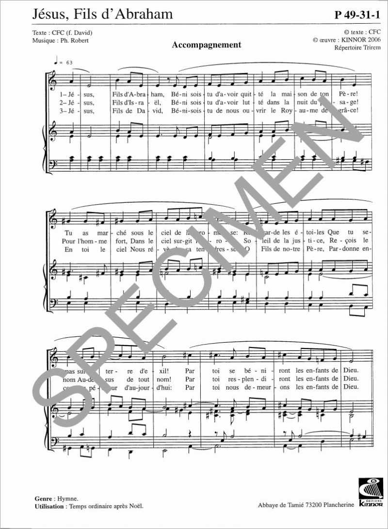 Jésus, fils d'Abraham