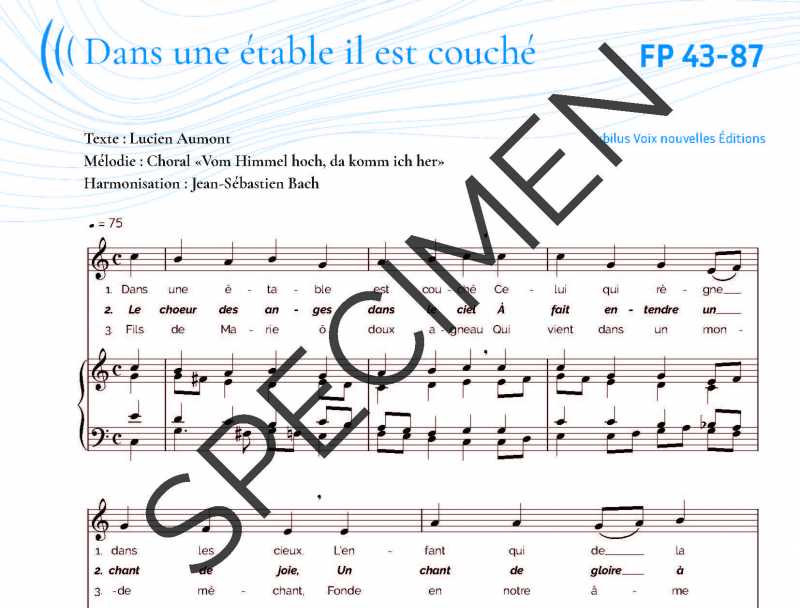 Dans une étable il est couché