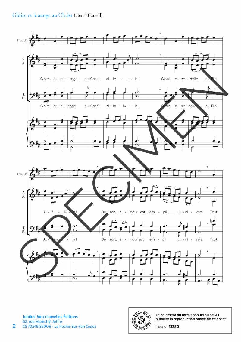 Gloire et louange au Christ