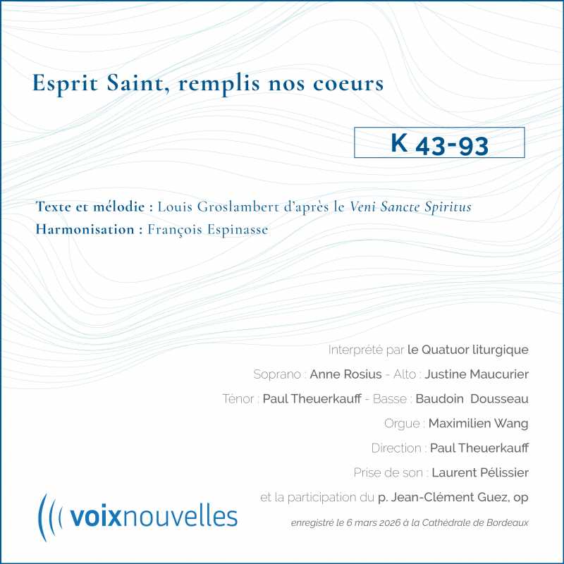 Esprit Saint, remplis nos cœurs