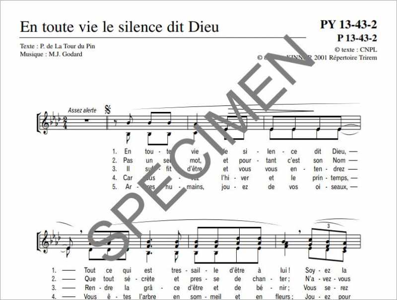 En toute vie le silence dit Dieu de Godard