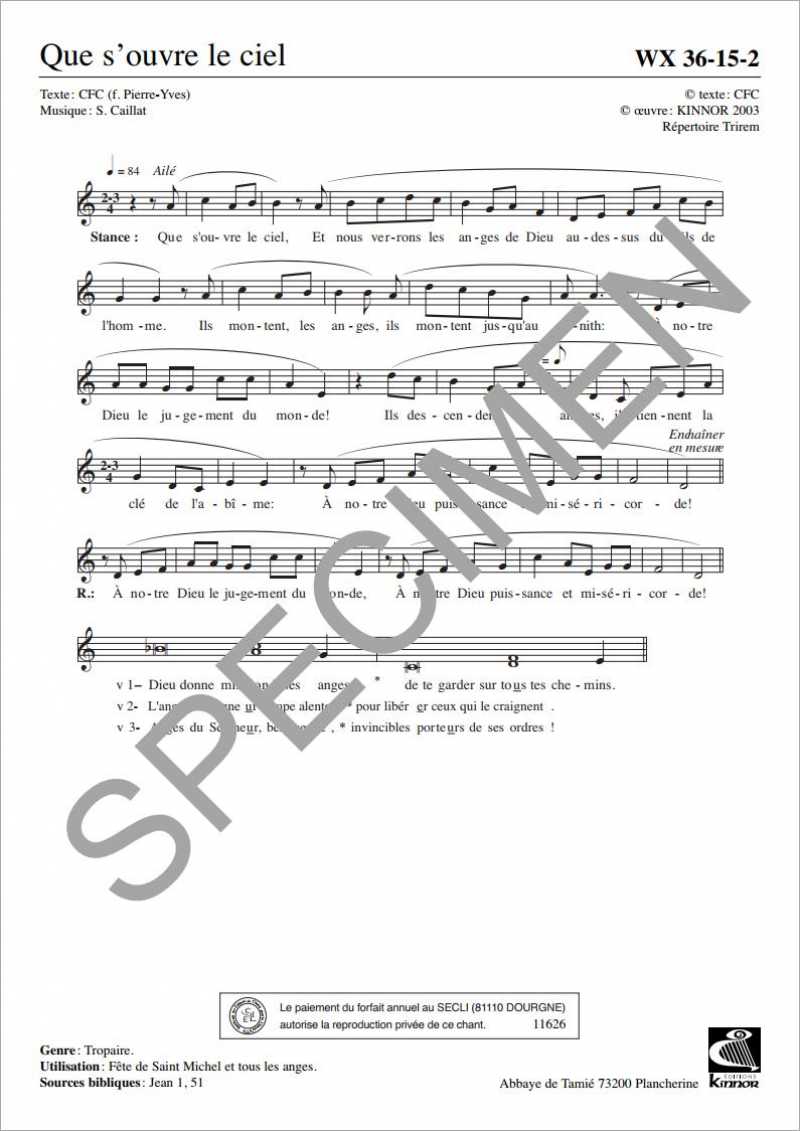 Que s&#39;ouvre le ciel