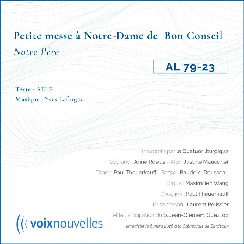 Petite messe à ND du Bon conseil - Notre Père