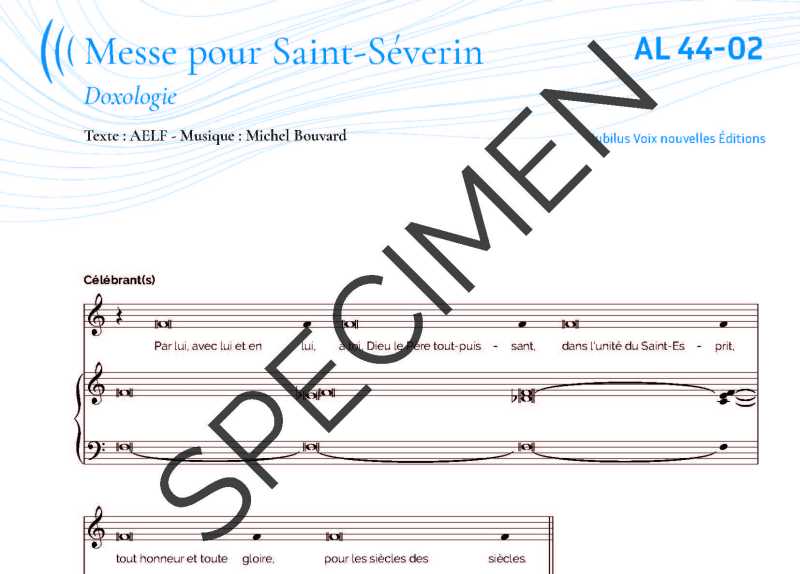 Messe pour Saint Severin - Doxologie