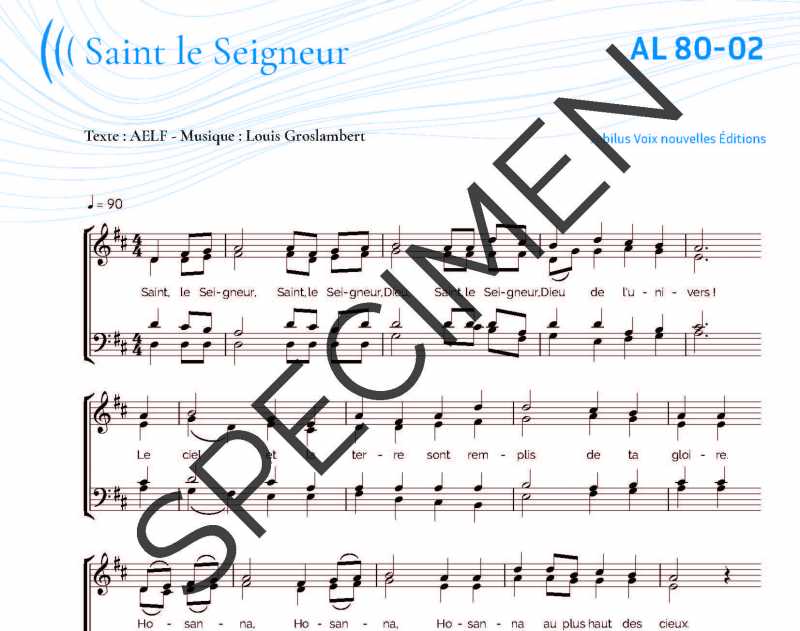 Saint le Seigneur - Groslambert