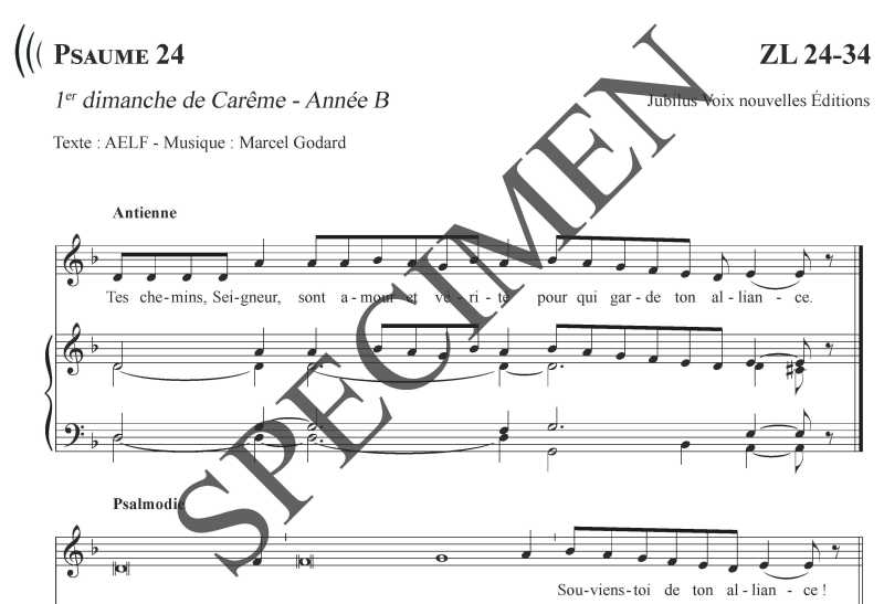 Psaume 24 - Godard