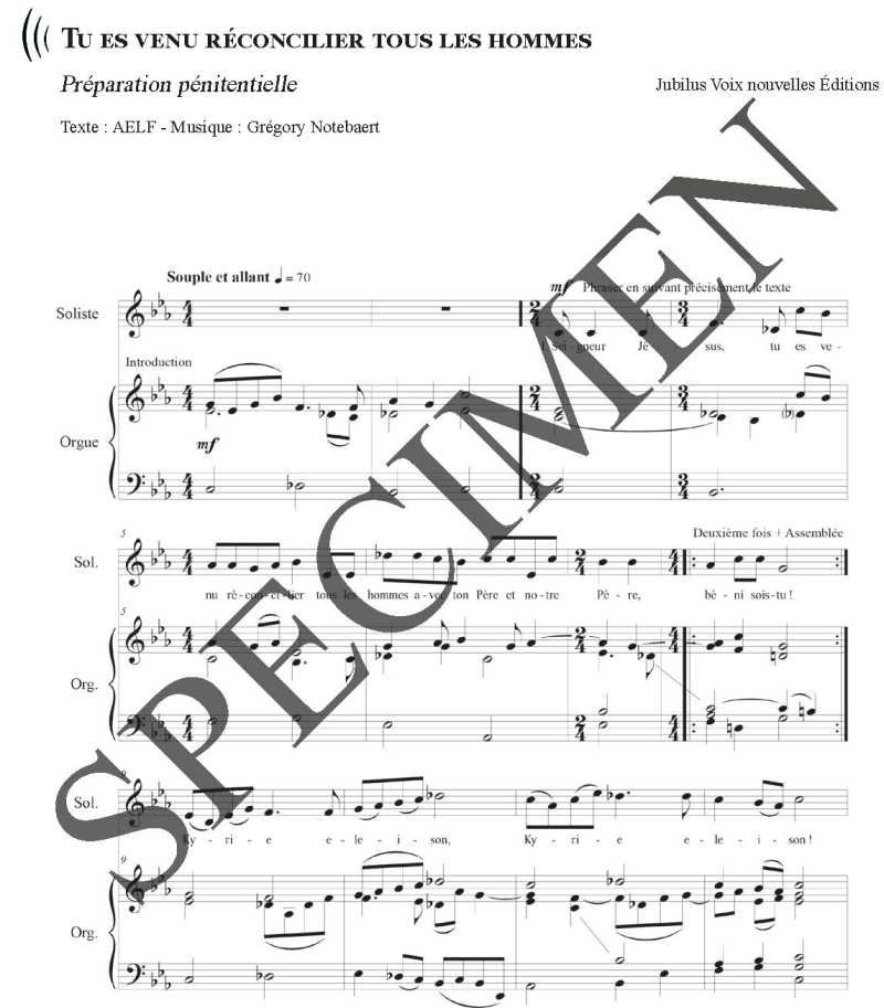 Messe du Royaume : Acte pénitentiel