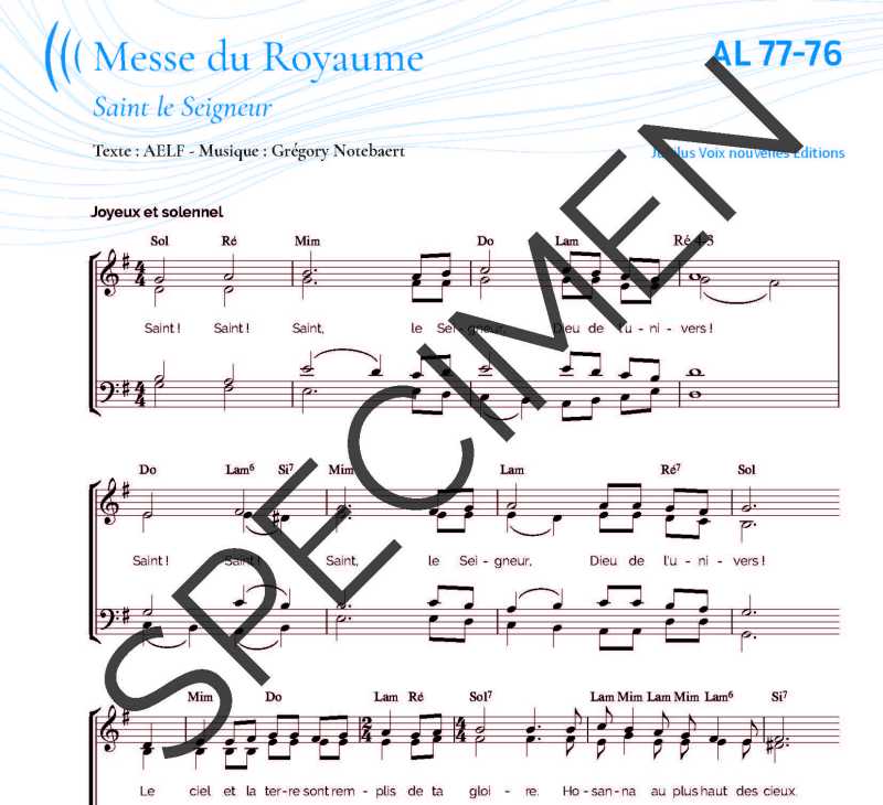 Messe du Royaume - Saint Le Seigneur