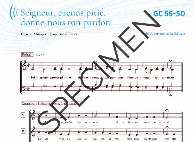 Seigneur, prends pitié, donne-nous ton pardon