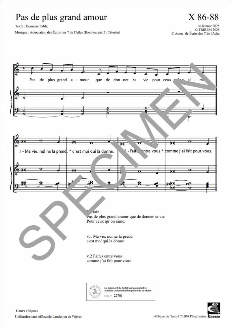 Pas de plus grand amour Fr Célestin Ringeard