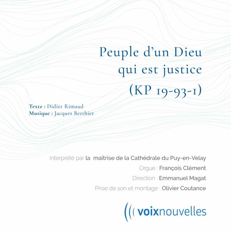 Peuple d'un Dieu qui est justice
