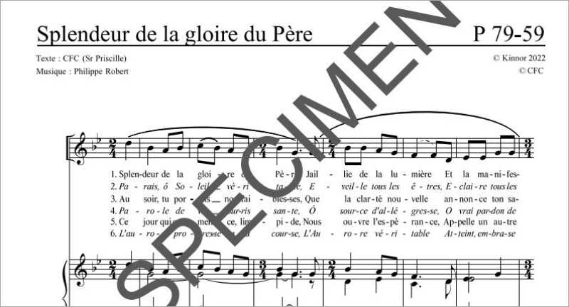Splendeur de la gloire du Père