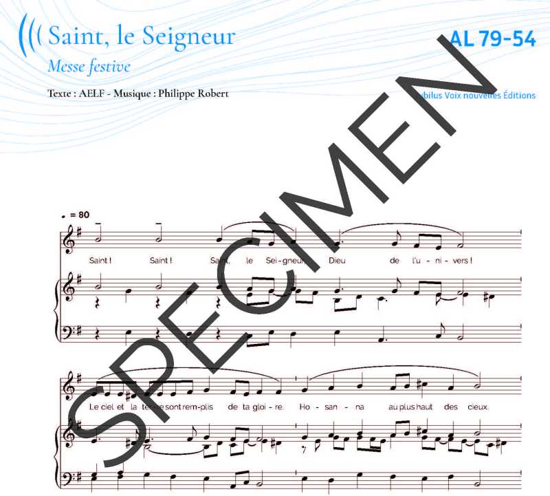 Messe festive - Saint le Seigneur