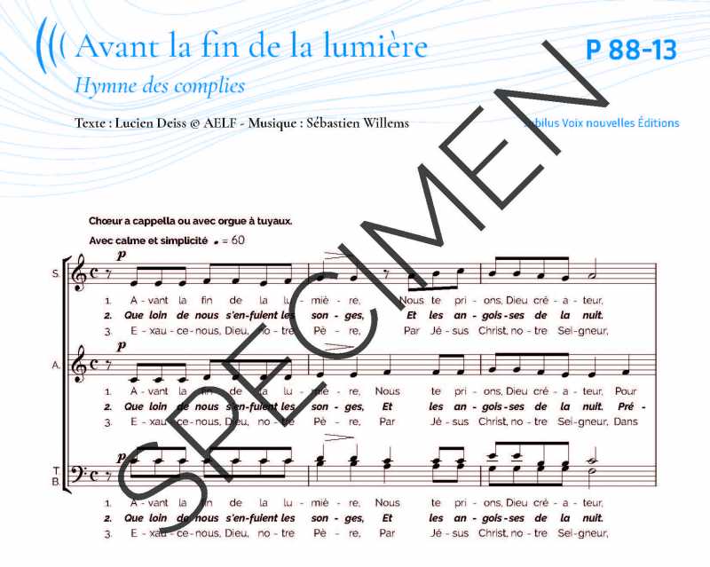 Avant la fin de la lumière