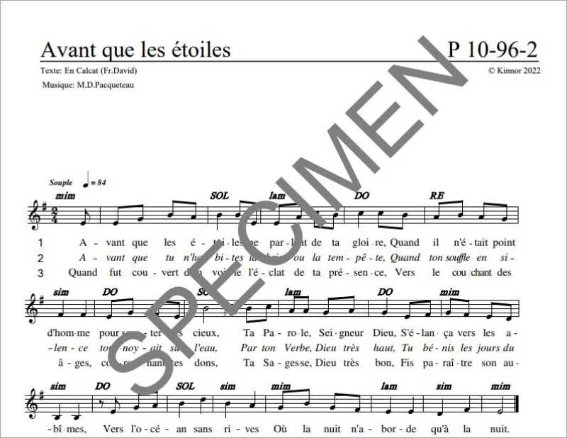Avant que les étoiles de MD Pacqueteau
