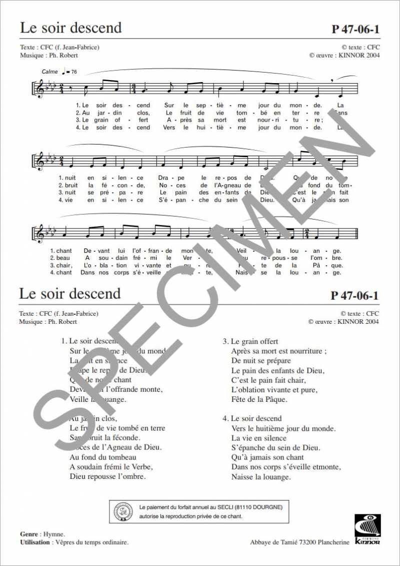 Le soir descend