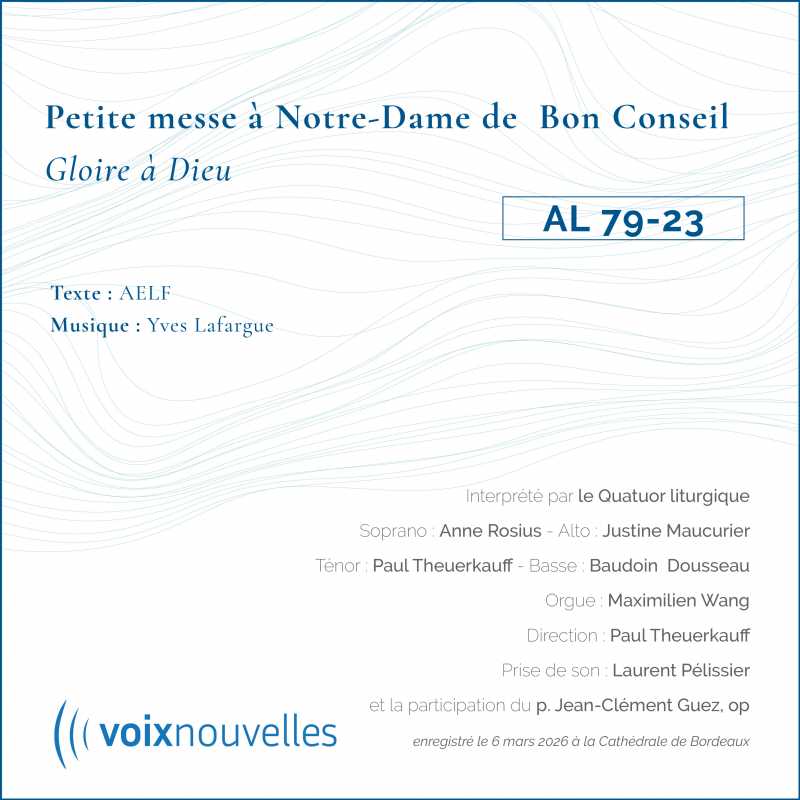 Petite messe à Notre-Dame du Bon conseil - Gloire à Dieu