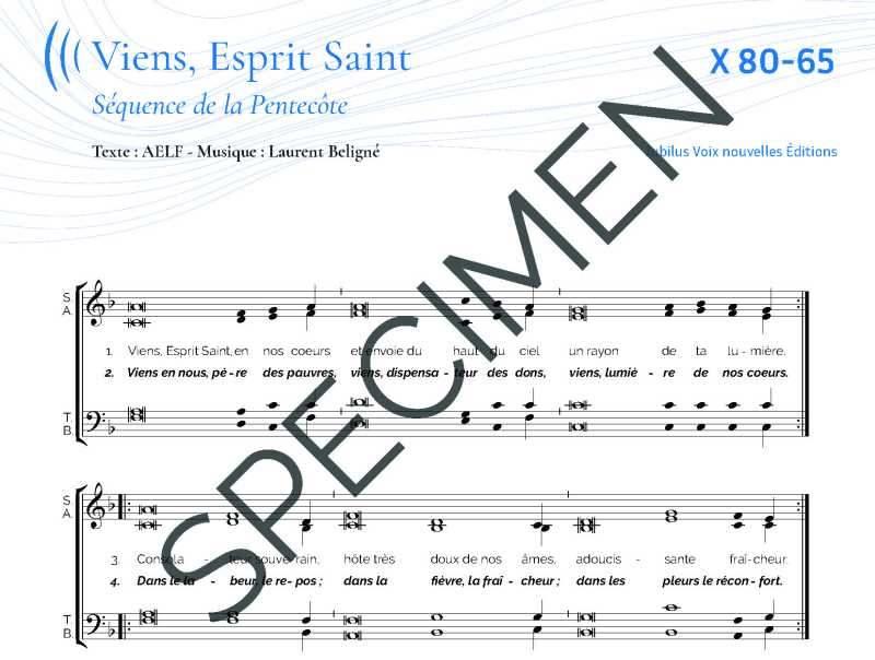 Viens, Esprit saint (Séquence)