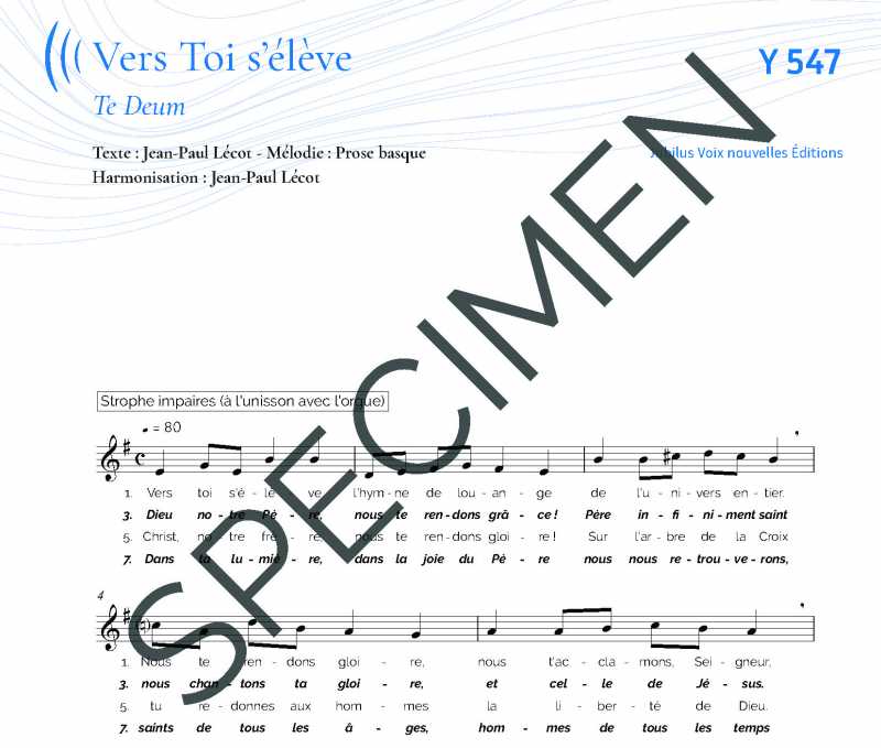 Vers toi s'élève